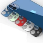 Защитная рамка со стеклом на заднюю камеру Epik Screen Saver для Apple iPhone 12 зеленый