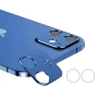 Защитная рамка со стеклом на заднюю камеру Epik Screen Saver для Apple iPhone 12 зеленый