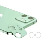 Защитная рамка со стеклом на заднюю камеру Epik Screen Saver для Apple iPhone 12 зеленый