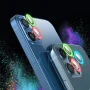 Люмінісцентне гнучке скло HD Camera Film на задню камеру для iPhone 13 Pro Max (світиться в темряві) оранжевий