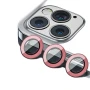 Люмінісцентне гнучке скло HD Camera Film на задню камеру для iPhone 13 Pro Max (світиться в темряві) оранжевий