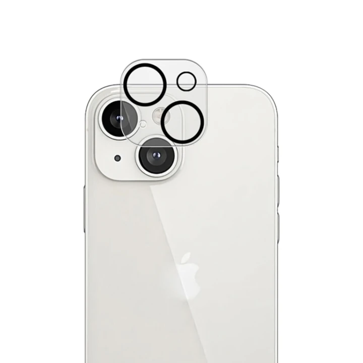 Защитное стекло Tempered Glass 0,3 мм 2.5D на заднюю камеру для Apple iPhone 15 / 15 Plus, Transparent