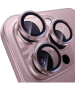 Защитное стекло с рамкой Eagle Eye для iPhone 16 Pro / 16 Pro Max на заднюю камеру