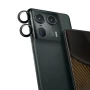 Захисне скло з рамкою CD Pattern на задню камеру для Motorola Edge 50 Ultra срібний