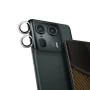Захисне скло з рамкою CD Pattern на задню камеру для Motorola Edge 50 Ultra срібний
