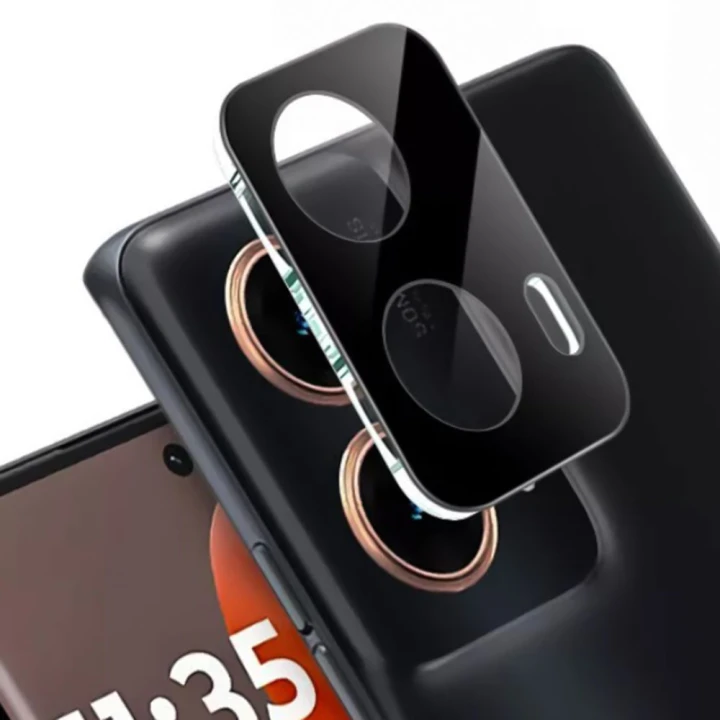 Защитное стекло 3D Tempered Glass на заднюю камеру для Motorola G85 / S50 Neo, Black