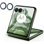 Защитное стекло с рамкой CD Pattern на заднюю камеру для Motorola Razr 50 / Razr 2024​ разноцветный