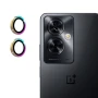 Защитное стекло с рамкой CD Pattern для Oneplus Nord N30 SE 5G / Oppo A79​ 5G на заднюю камеру черный