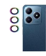 Защитное стекло с рамкой CD Pattern для Realme C63 на заднюю камеру