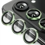 Захисне скло з рамкою CD Pattern на задню камеру Samsung Galaxy Fold6 блакитний