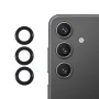 Защитное стекло с рамкой CD Pattern для Samsung Galaxy S25+ 5G​​ на заднюю камеру черный