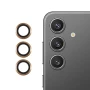 Защитное стекло с рамкой CD Pattern для Samsung Galaxy S25+ 5G​​ на заднюю камеру черный
