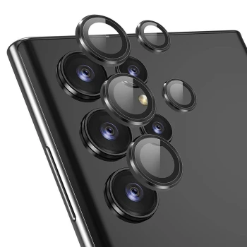 Защитное стекло с рамкой CD Pattern на заднюю камеру для Samsung Galaxy S23 Ultra