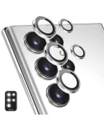 Защитное стекло с рамкой CD Pattern для Samsung Galaxy S25 Ultra на заднюю камеру