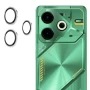 Защитное стекло с рамкой CD Pattern для Tecno Pova 6 Neo на заднюю камеру черный