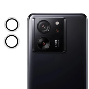 Захисне скло з рамкою CD Pattern для Xiaomi 13T 5G / 13T Pro 5G на задню камеру