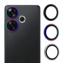Защитное стекло с рамкой CD Pattern для Xiaomi Poco F6 5G / Redmi Turbo 3 5G на заднюю камеру черный