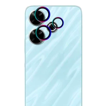 Защитное стекло с рамкой CD Pattern на заднюю камеру для Xiaomi Redmi 13 4G / 13 5G