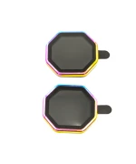 Защитное стекло с рамкой CD Pattern для ZTE nubia Neo 2 5G на заднюю камеру