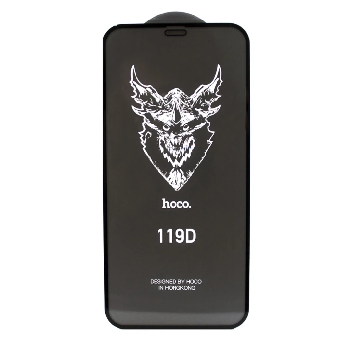 Защитное стекло Full Screen Full Glue Hoco DG1 119D для Apple iPhone 12 / iPhone 12 Pro, Black