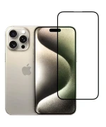 Захисне скло 21D Full Screen Full Glue для iPhone 16 Pro, Black