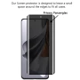Защитное стекло 3D Privacy Full Screen для Motorola Moto G85 / S50 Neo, Black