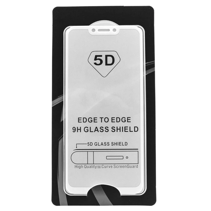 Защитное стекло Full Screen Full Glue 5D Tempered Glass для Huawei Honor Play, White