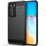 Чехол-накладка Carbon для Huawei P40 Pro красный