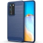 Чехол-накладка Carbon для Huawei P40 Pro красный