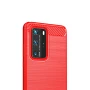 Чехол-накладка Carbon для Huawei P40 Pro красный