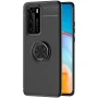 Чехол-накладка C-KU Auto Focus 360 Rotating Ring для Huawei P40 черный