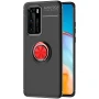 Чехол-накладка C-KU Auto Focus 360 Rotating Ring для Huawei P40 черный