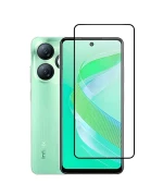Загартоване захисне скло Full Screen Tempered Glass для Infinix Smart 8 Plus, Black