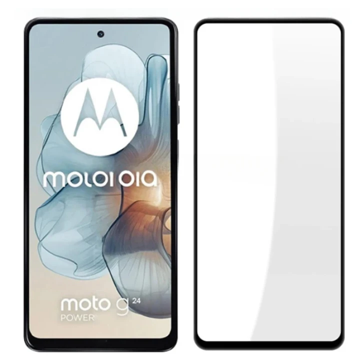 Захисне скло Full Screen Tempered Glass для Motorola Moto G24 / G24 Power, Black