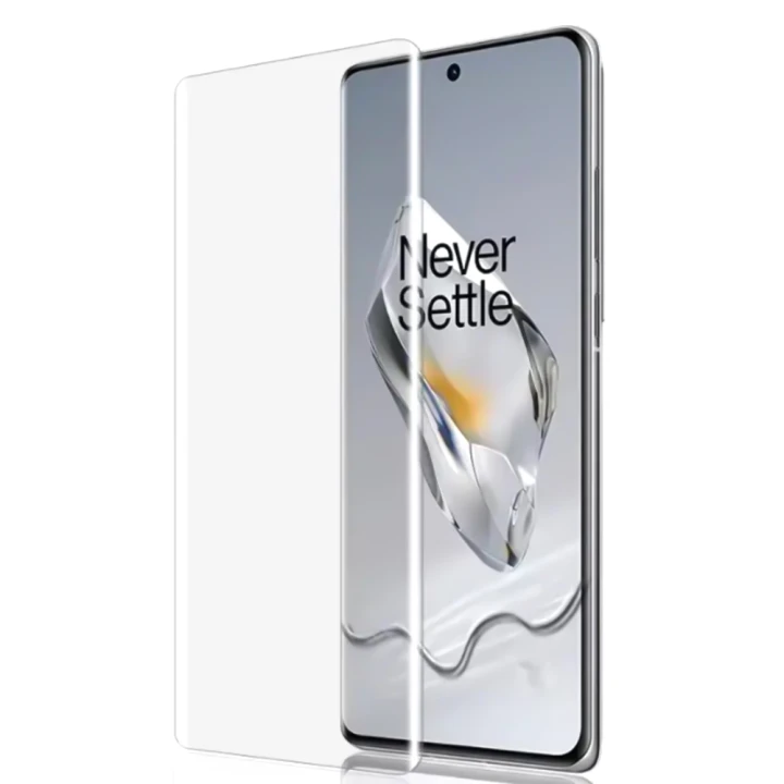 Защитное стекло 3D Tempered Glass UV для OnePlus Ace 3 Pro с клеем и лампой