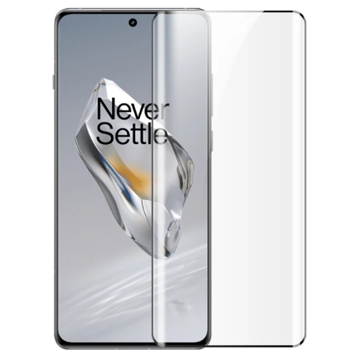 Захисна плівка Full Screen Nillkin 9H дляOnePlus 11 2шт з рамкою для поклейки, Black