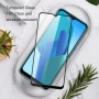 Закаленное защитное стекло Full Screen Tempered Glass для Honor X6a, Black