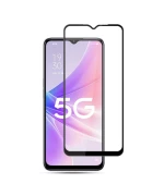 Закаленное защитное стекло Full Screen Tempered Glass для Oppo A58 4G, Black