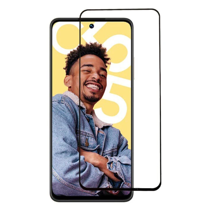 Загартоване захисне скло Full Screen Tempered Glass для Realme C55, Black