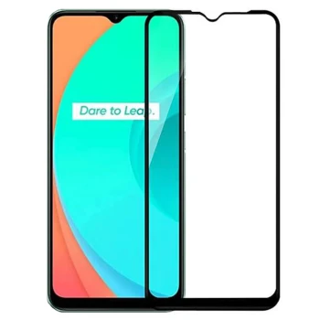 Захисне скло Full Screen Tempered Glass для Realme C11 2021 / C20A / C20, Black