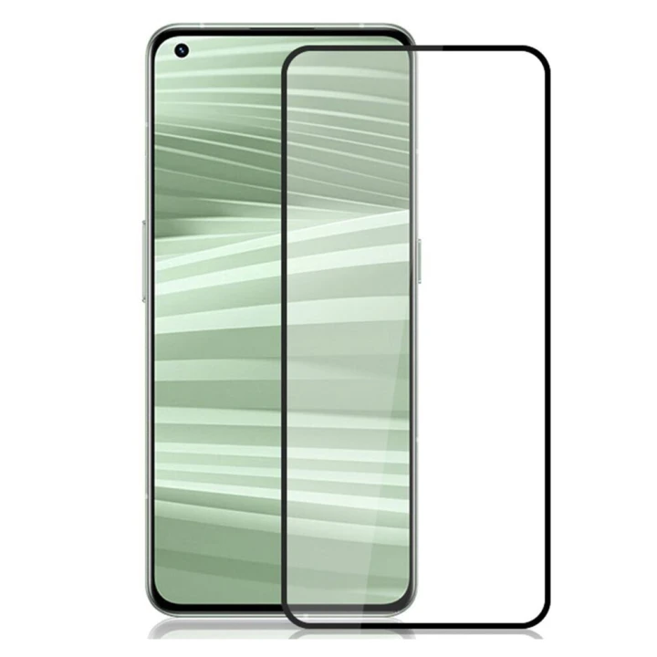 Загартоване захисне скло Full Screen Tempered Glass для Realme GT2 Pro, Black