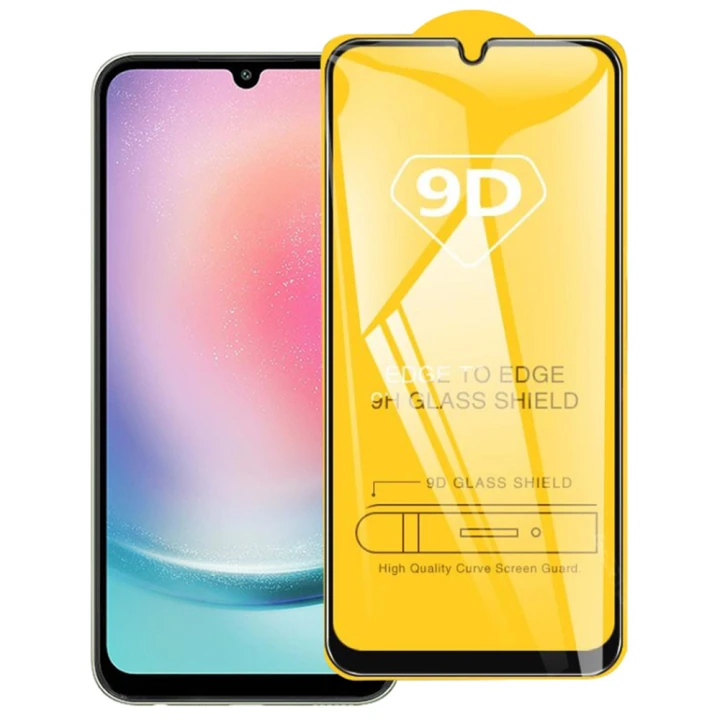 Защитное стекло Full Glue 2,5D для Samsung Galaxy A24 4G, Black