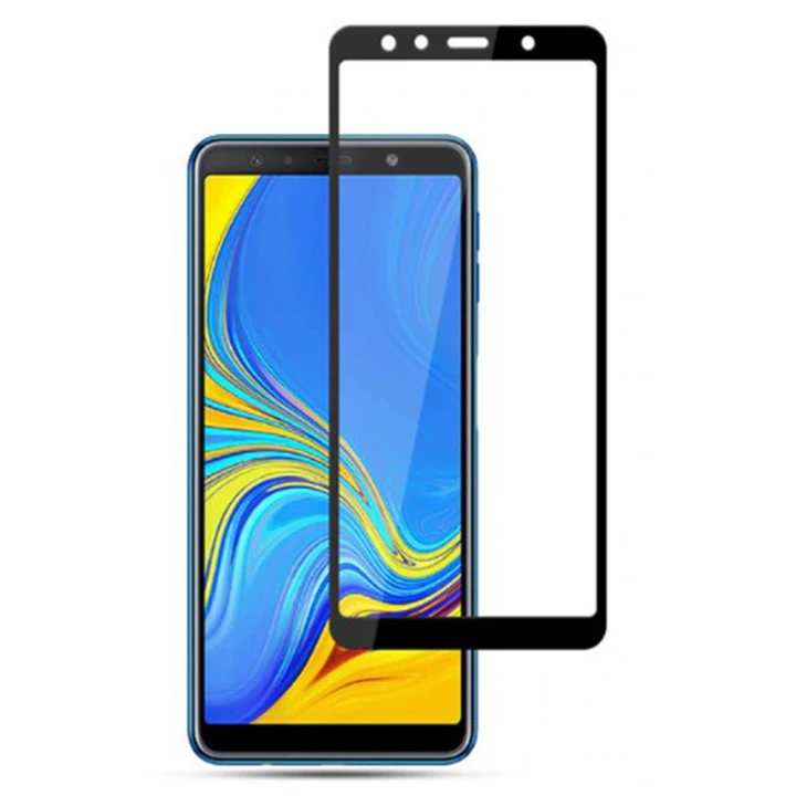 Захисне скло 2.5D Full Screen для Samsung Galaxy A7 2018/ A750 (Full Screen)