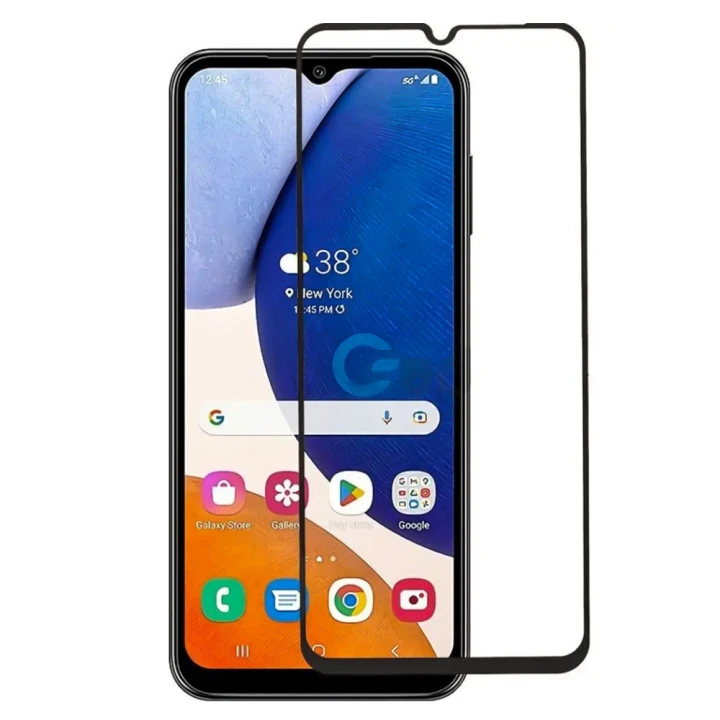 Закаленное защитное стекло Full Screen Tempered Glass для Samsung Galaxy M14, Black