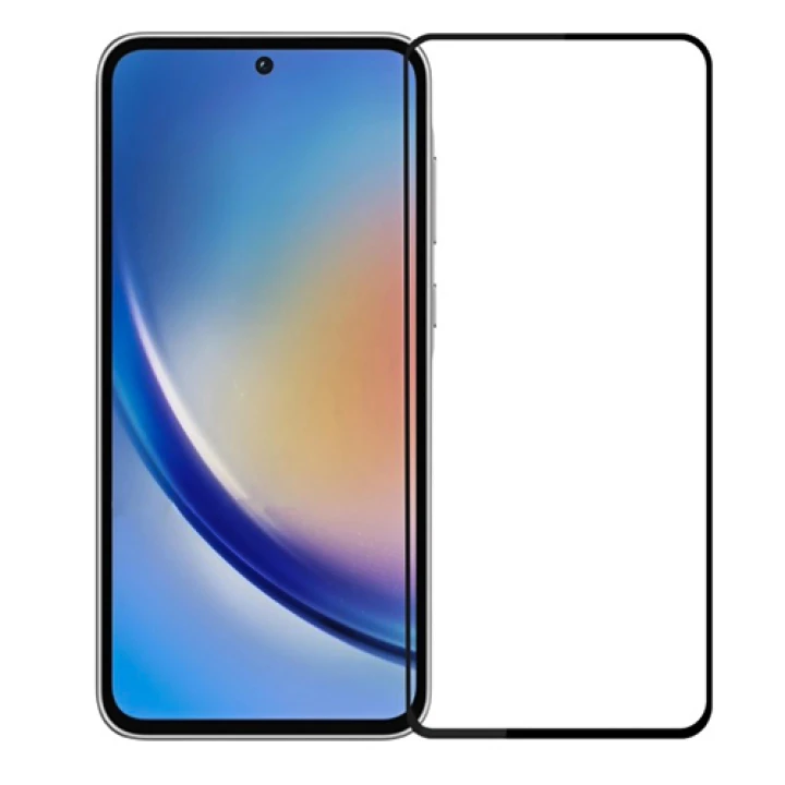Загартоване захисне скло Full Screen Tempered Glass для Samsung Galaxy M35 5G, Black