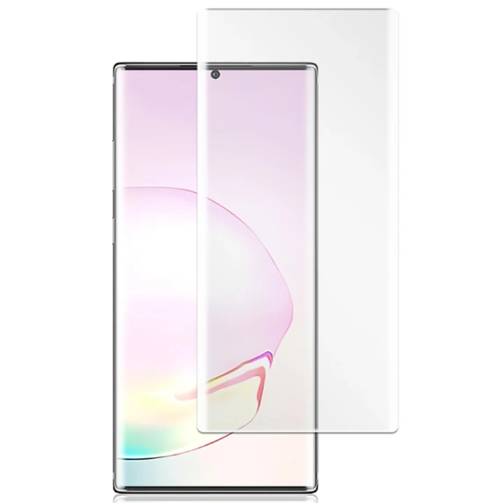 Защитное стекло King Fire 3D UV для Samsung Galaxy Note 20 Ultra с клеем и лампой, Transparent