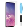 Защитное стекло 3D Tempered Glass UV для Samsung G970 Galaxy S10e с клеем и лампой, Transparent