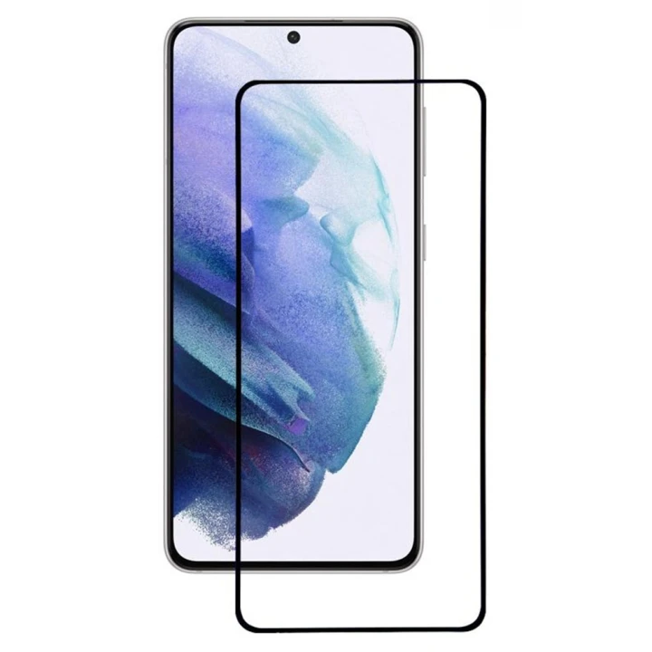 Захисне скло Full Screen Tempered Glass 2.5D для Samsung Galaxy S21 Plus, Black
