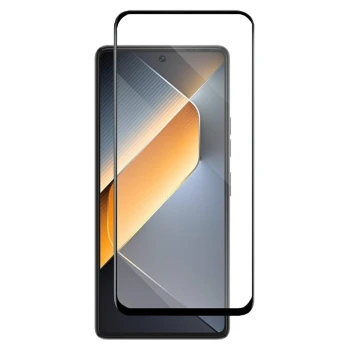 Захисне скло Full Screen Tempered Glass для Tecno Pova 6, Black