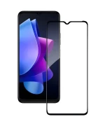 Загартоване захисне скло Full Screen Tempered Glass для Tecno Spark 10 4G / Spark 10C, Black